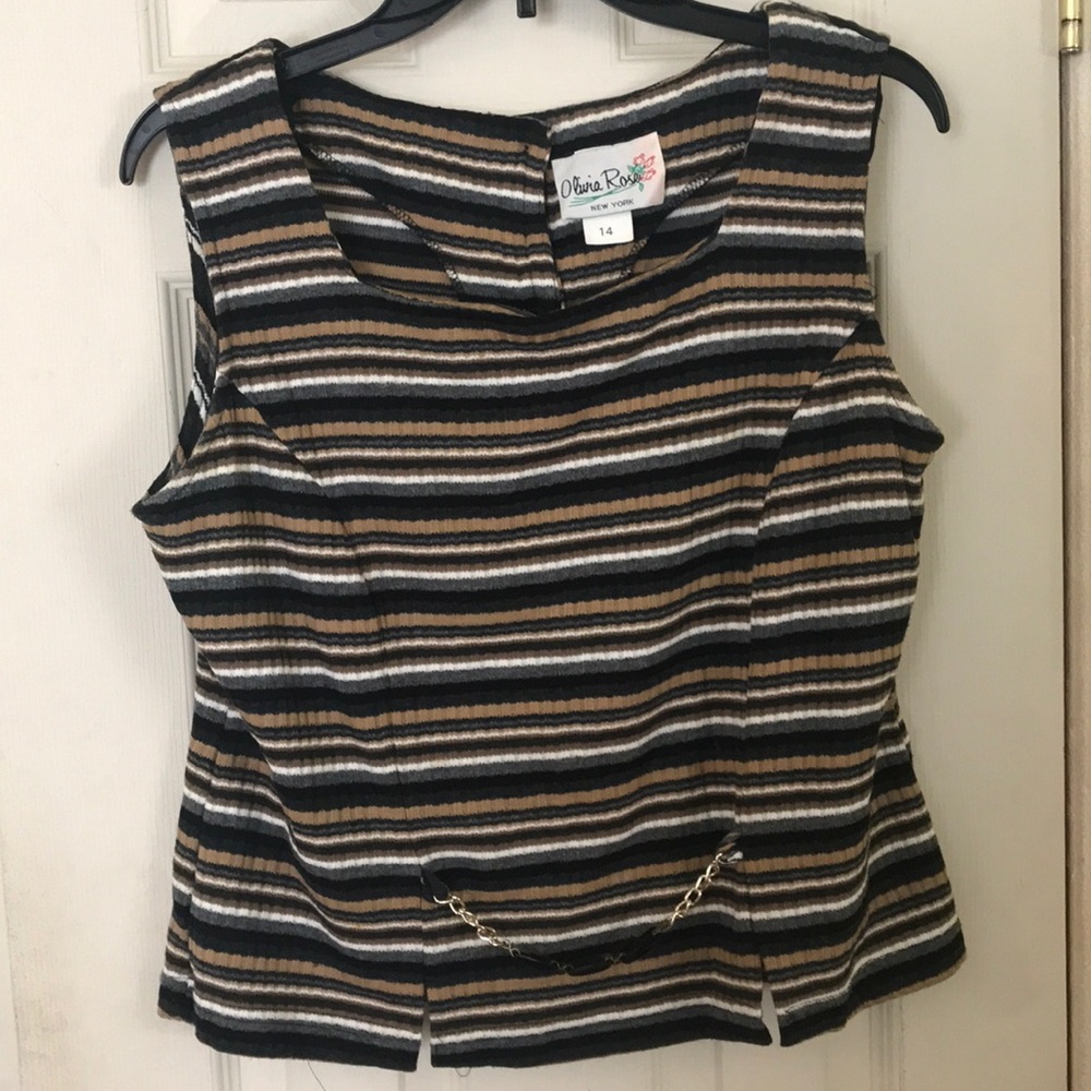 Olivia Ross New York knit sleeveless top